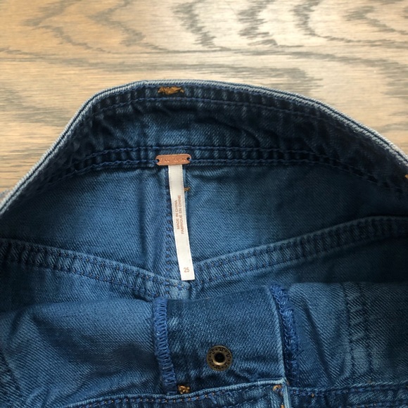 Free People denim Mini Skirt - Picture 4 of 4
